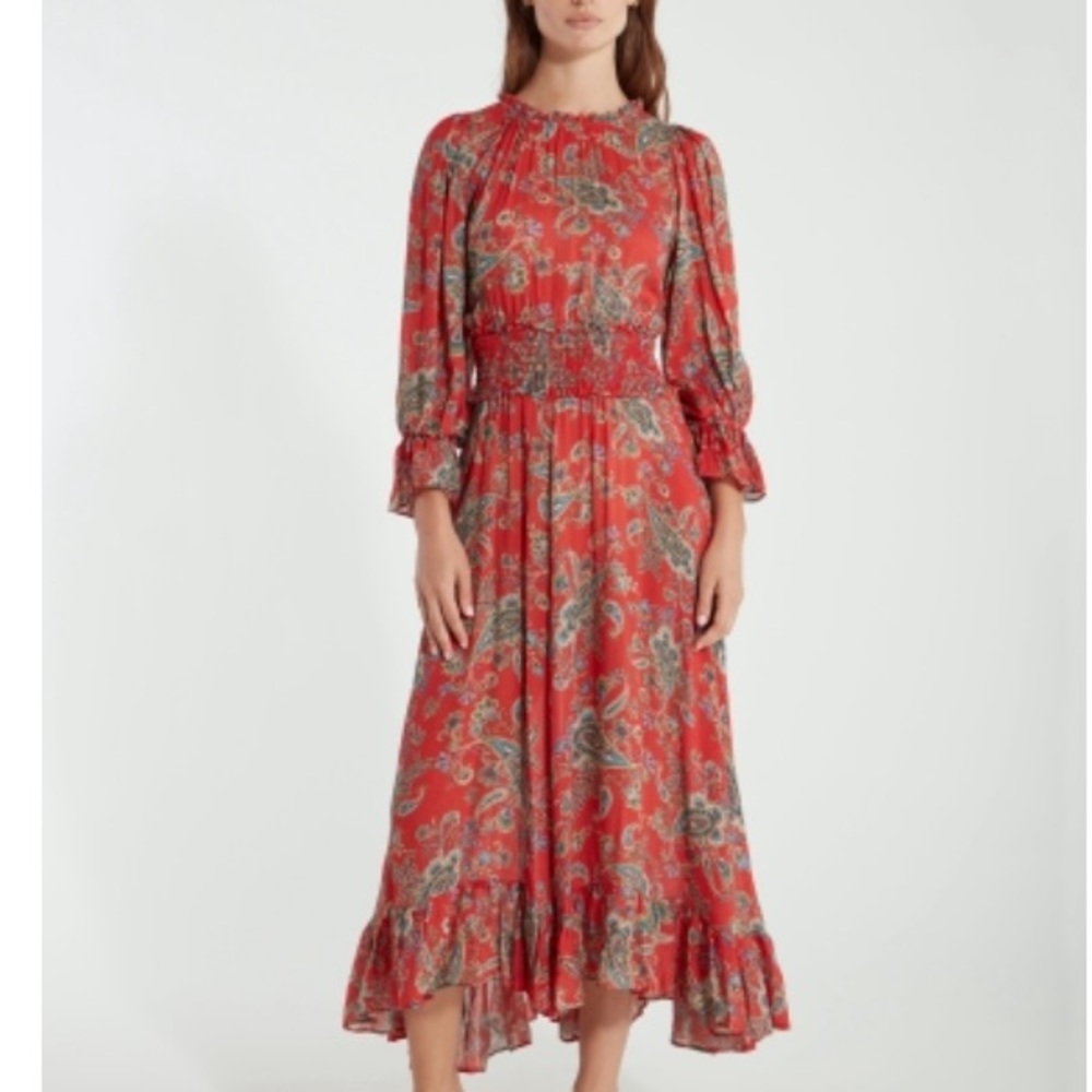 Red Paisley Long Peasant Dress
Designed by
Icons Objects Of Devotion - Picture 3 of 8